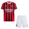 Officiële Voetbalshirt + Korte Broek AC Milan Thuis 2024-25 - Kids